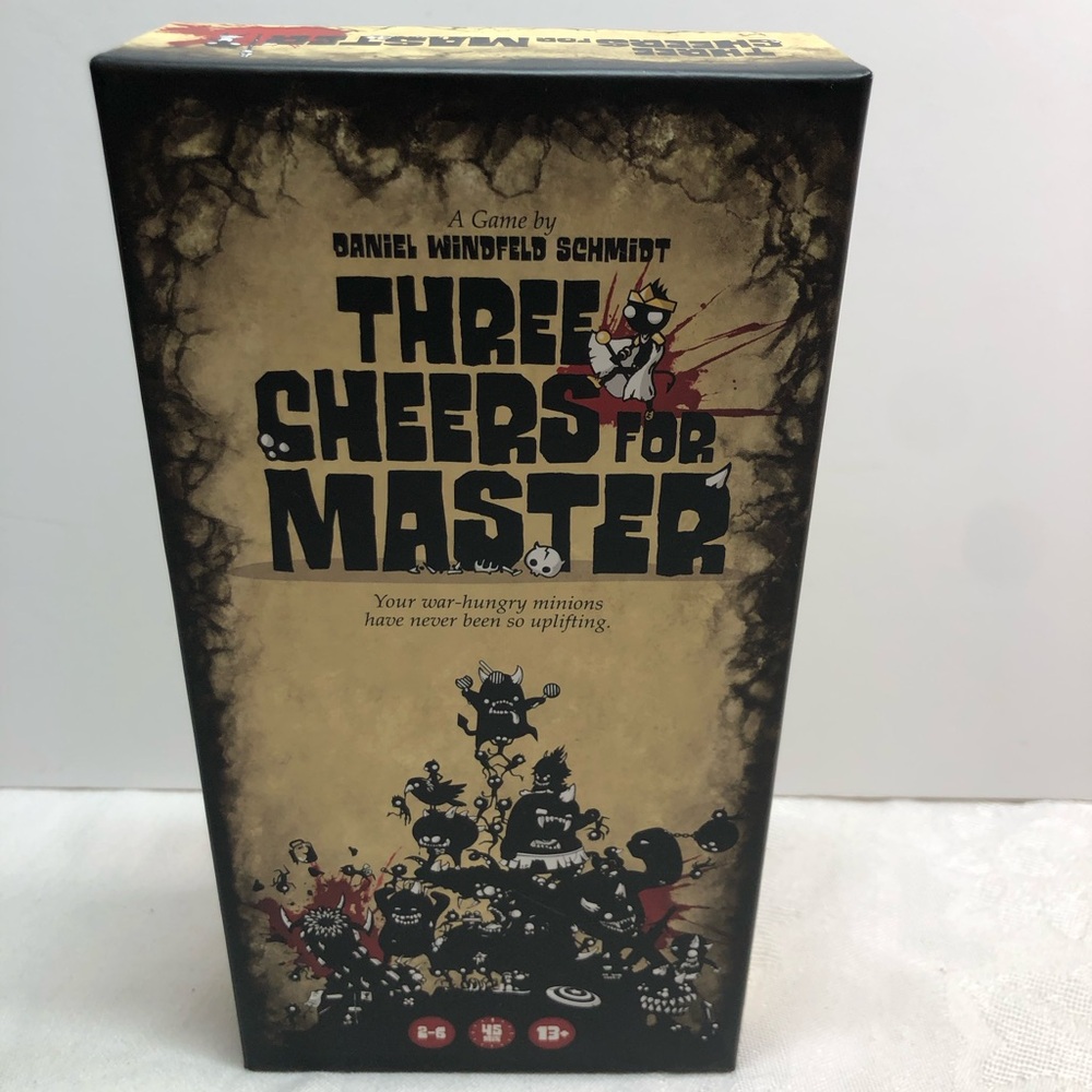 Three Cheers for Master Board/Card Game (Atlas Games, 2014) New